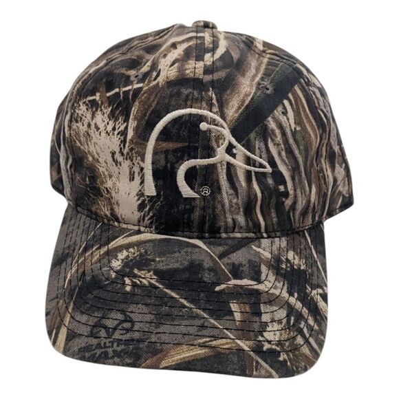 Ducks Unlimited Hat‎ Cap Strap Adjustable Embroidered Logo Camouflage Hunting - Picture 1 of 4